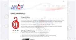 Desktop Screenshot of anop.cz