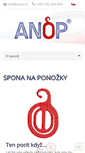 Mobile Screenshot of anop.cz